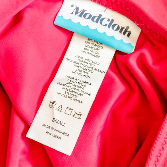 NBW MODCLOTH ColorBlock One Piece Swimsuit - Picture 8 of 10